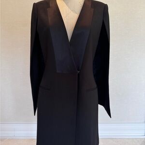 BCBGMaxAzria Elegant Black Cape Jacket